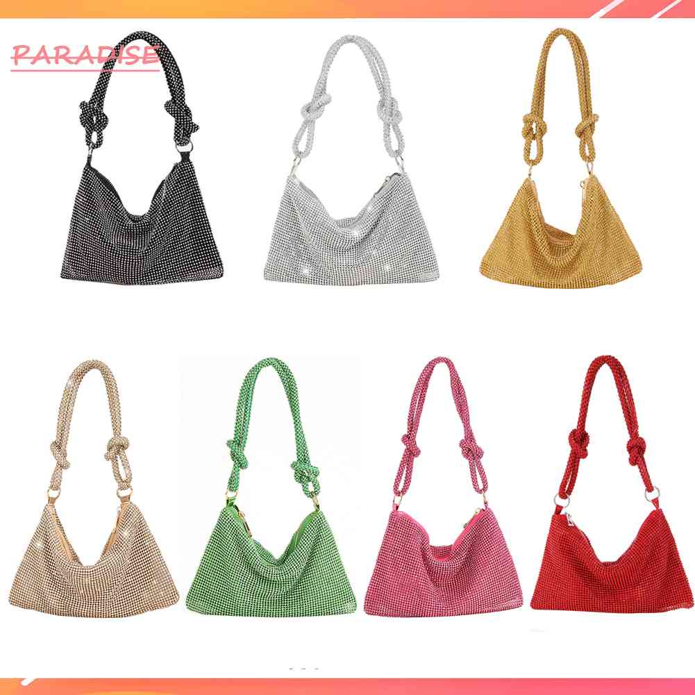 Ví Dự Tiệc Đính Đá Kim Cương Giả Lấp Lánh 10.2x6.3in