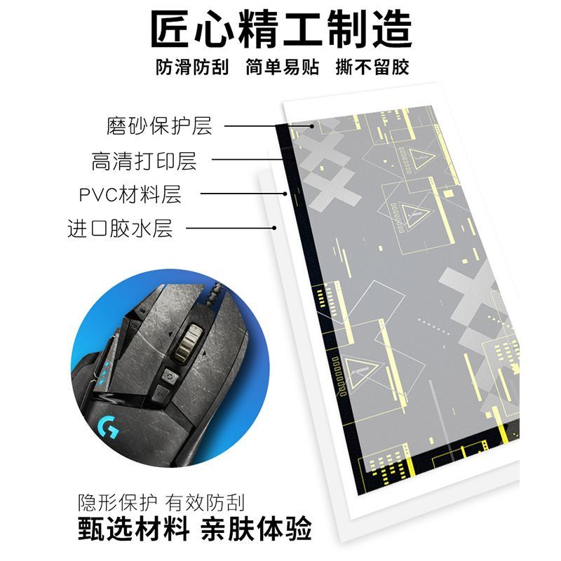 Miếng Dán Chống Trượt Thấm Hút Tốt Cho logitech g502 hero