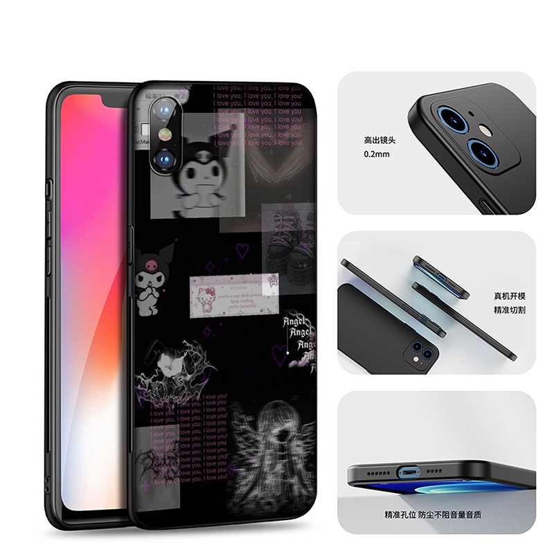 Ôp Điện Thoại Silicon Dẻo Họa Tiết kuromi Nhiều Màu Cho oppo reno 6 pro plus f19 a74 a53s a55 a56 a16 a16s a54s Lz68 Ốp