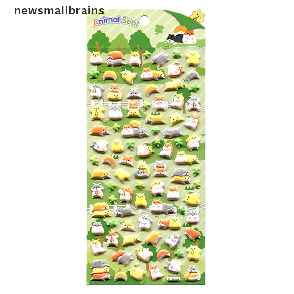 Sticker Dán Trang Trí Nhật Ký Hình Chim Cánh Cụt Gấu Trúc Chim Cánh Cụt