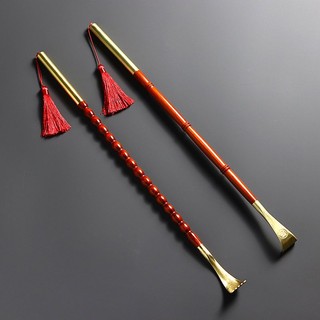 Red sandalwood back scratcher don't ask for help high-end scratching mahogany copper head fuzi old man happy back scratcher cxbyqlh.my3.2