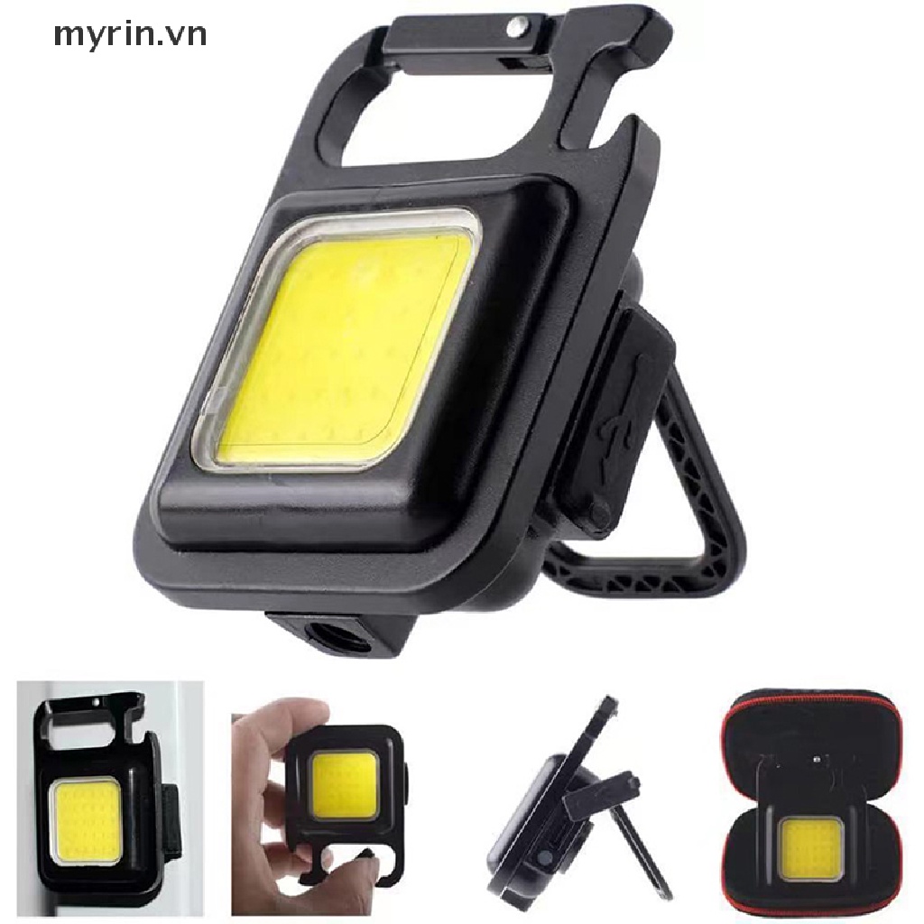 Đèn Pin LED COB Sạc USB Thiết Kế Nhỏ Gọn Tiện Dụng