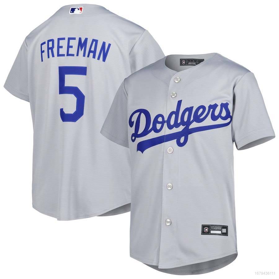 Áo Khoác Bóng Chày Cài Nút SY3 2023 MLB Los Angeles Dodgers Freddie Freeman YS3