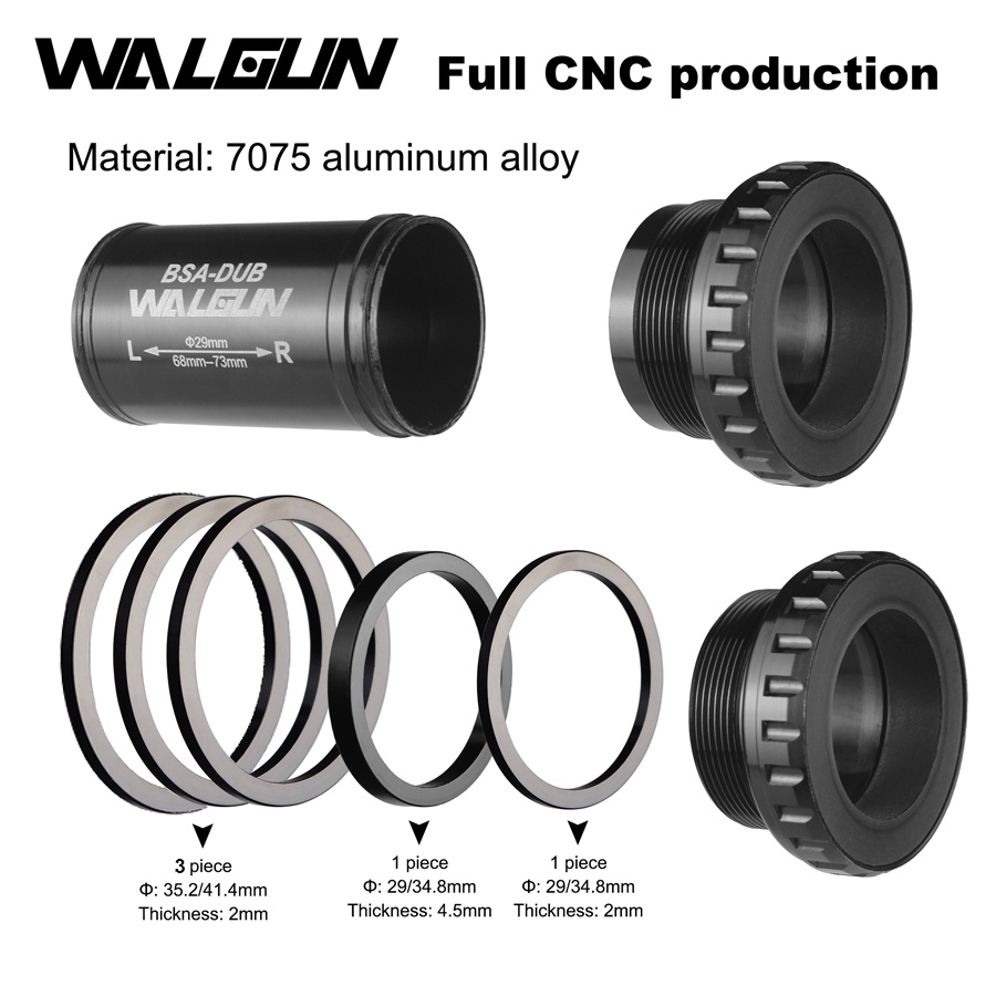 Trục Bi Bằng Sứ Cho Xe Đạp Leo Núi WALGUN DUB BSA BB86 / 92 BSA24