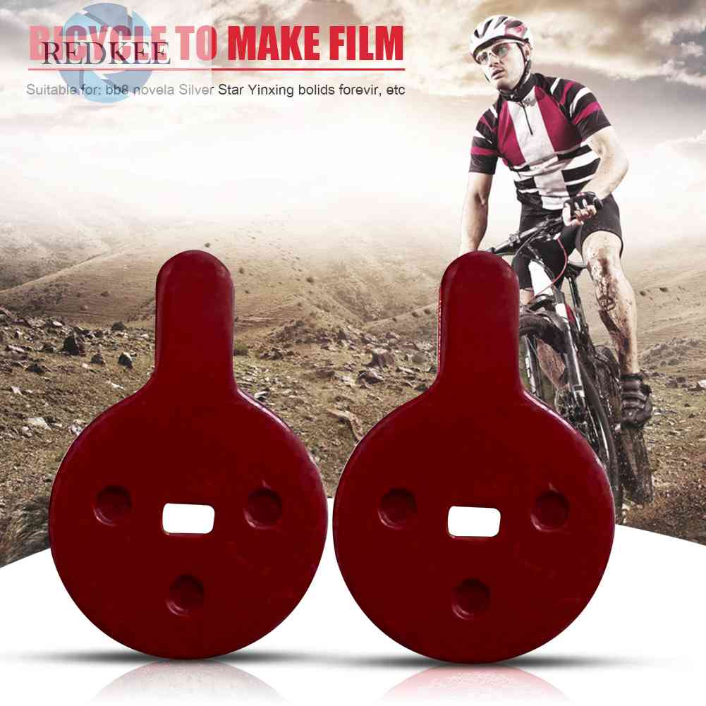 Set 2 Cặp Má Phanh Xe Đạp Leo Núi Bán Kim Loại