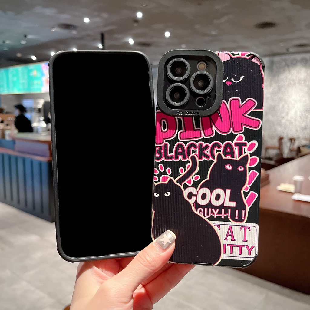 Ốp ĐiệN ThoạI HìNh MèO Dễ Thương Cho iPhone 11 14 13 12 PRO X XR XS MAX XSMAX 6 6s 6splus 7 8 plus