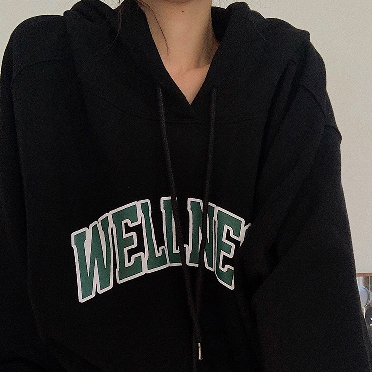 Hàng Có Sẵn Áo Hoodie Unisex Oversize Phong Cách Hàn Quốc