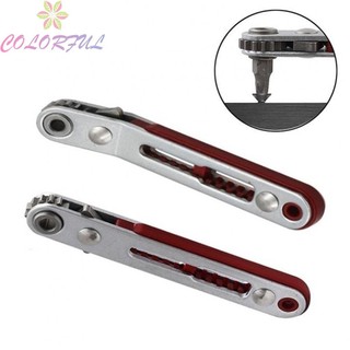 【COLORFUL】2pcs Mini-Ratchet Wrench Screwdriver Set 90-Degree Offset Screwdriver Handle