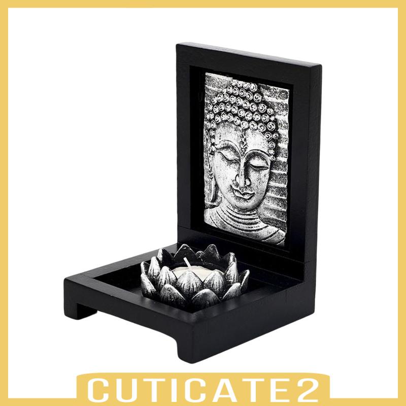 Giá Đỡ Nến Hình Mặt Phật Trang Trí Sân Vườn