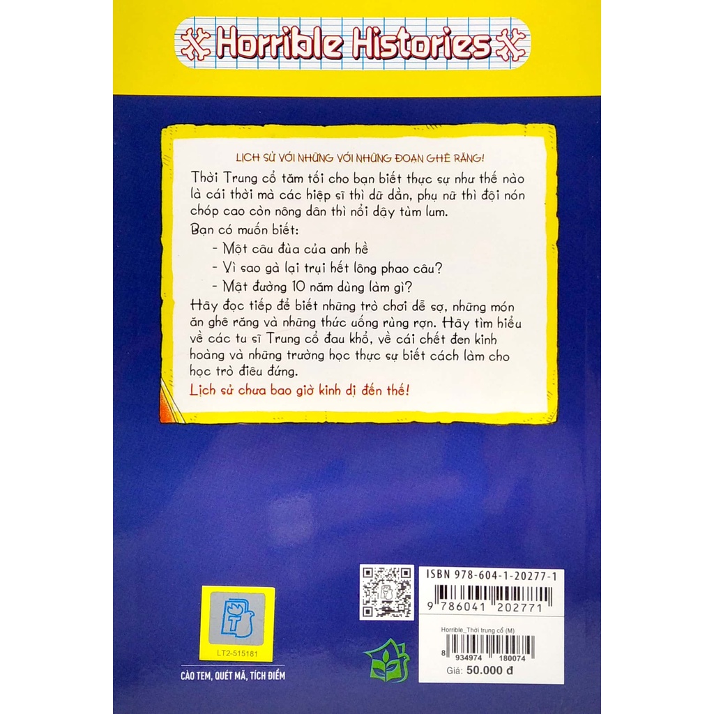 Sách Horrible Histories - Thời Trung Cổ