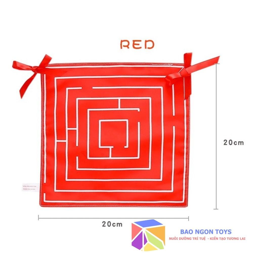 TRANH VẢI KIÊM QUÂY CŨI HỌA TIẾT TƯƠNG PHẢN GIÚP KÍCH THÍCH THỊ GIÁC CHO BÉ SƠ SINH ĐỒ CHƠI GIÁC QUAN BAO NGON TOYS DV82
