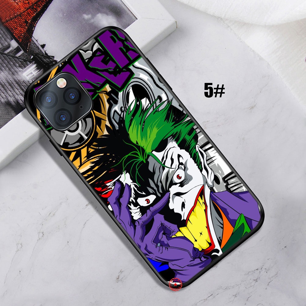 Ốp Điện Thoại Silicon Dẻo In Hình Joker Mini Cho iPhone 12 13 Pro X XS Max Li56