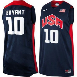 Áo thun bóng rổ jersey bryant kobe 10 team usa