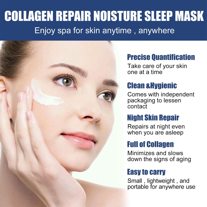 Mặt Nạ Ngủ Collagen Chống Nếp Nhăn Lão Hóa Làm Săn Chắc Da