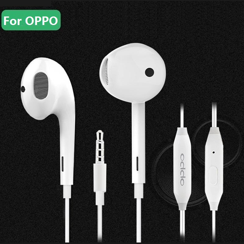 HUAWEI XIAOMI Tai Nghe Có Dây Giắc Cắm 3.5mm Chuyên Dụng Cho OPPO R11 OPPO R15 OPPO Find X F7 F9 OPPO R17