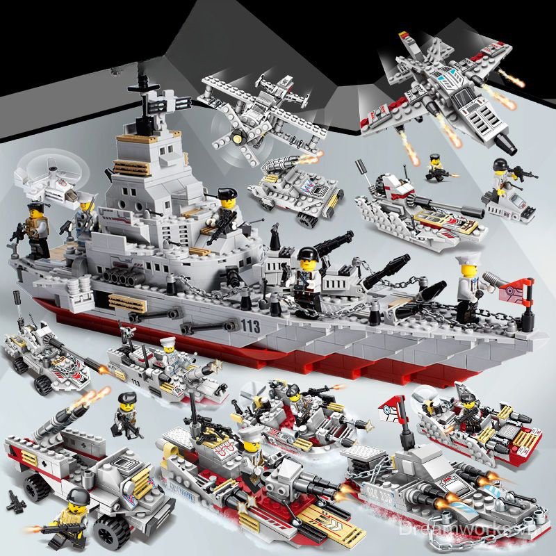 Bộ Đồ Chơi Lắp Ráp Lego Mô Hình Tàu Chiến Cỡ Lớn Phù Hợp Làm Quà Sinh Nhật Cho Bé Trai