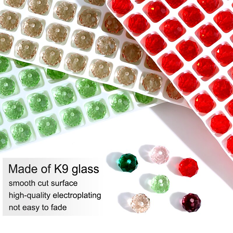 Chuỗi Hạt Pha Lê 4-8mm Làm Trang Sức Thủ Công DIY