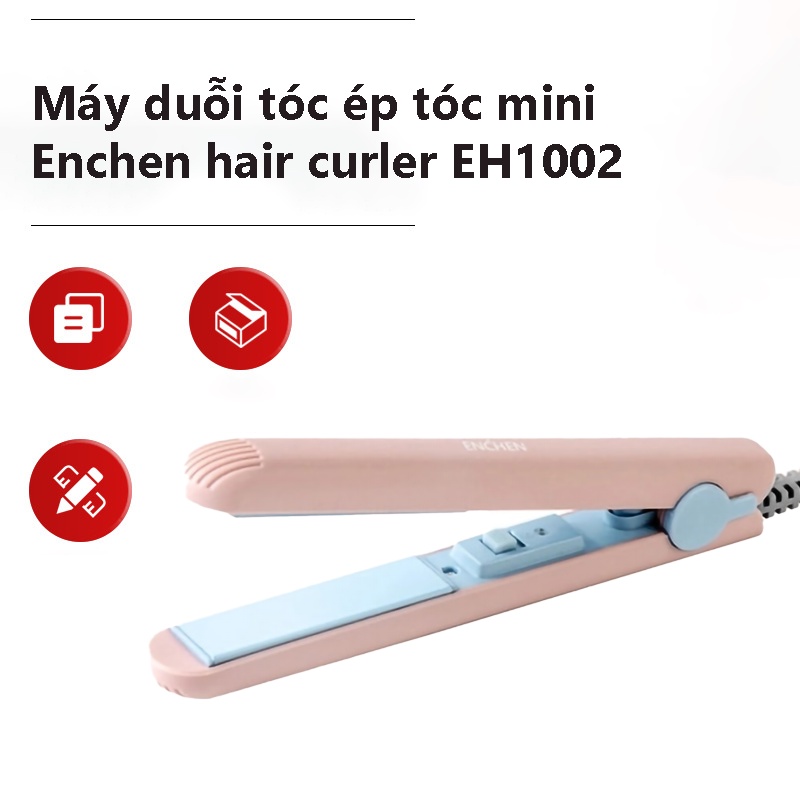 Máy duỗi ép tóc mini Enchen Hair Curler EH1002 - Shop MI Ecosystem Authorized