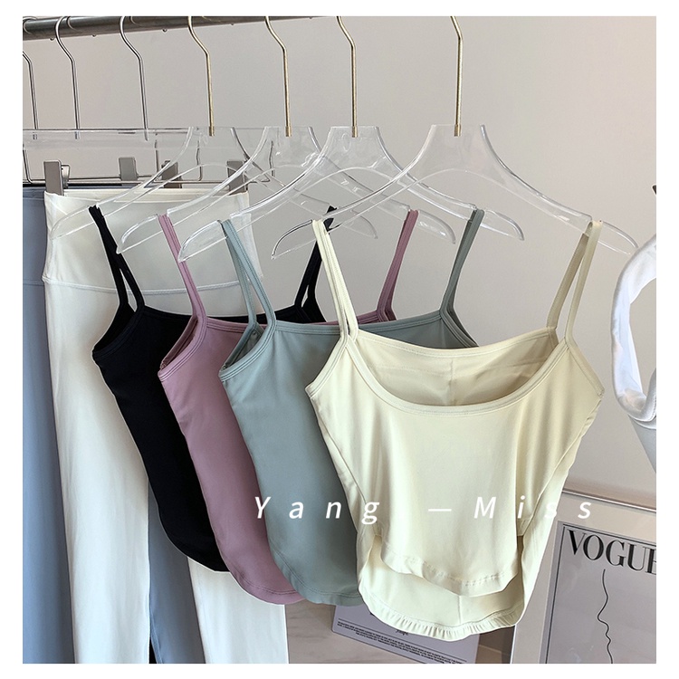 Áo Ngực Thể Thao Hai Dây Có Đệm Ngực Dành Cho Nữ