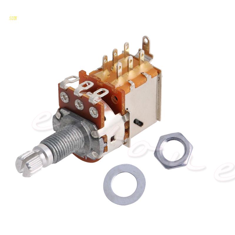 Trục Nồi SUN A500K DPDT 18Mm Chuyên Dụng Cho Đàn Guitar Điện