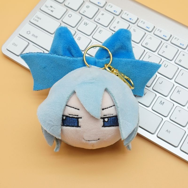 TouHou Fumo móc khoá Đồ Chơi Bóp Nén Đàn Hồi Hình Thú Nhồi Bông Dễ Thương Cirno Sekibanki