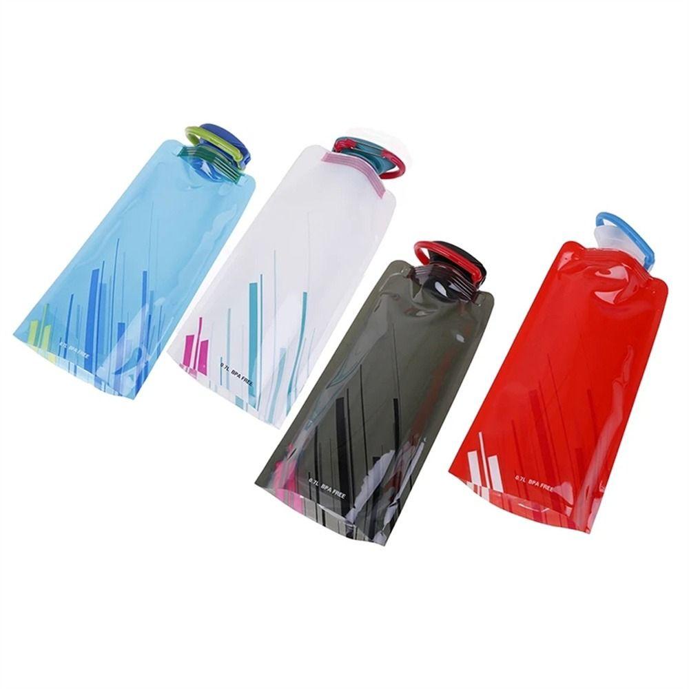 Túi đựng nước uống MMULCK PE mềm siêu nhẹ gấp gọn lại được 700ml di động cho hoạt động ngoài trời