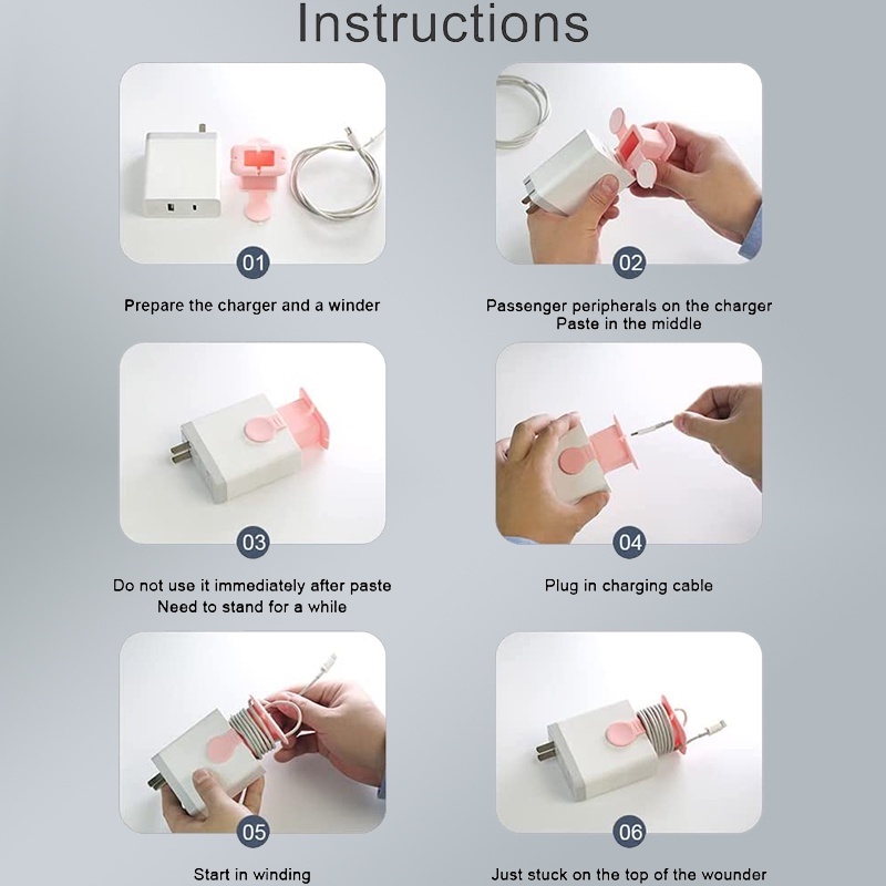 Phụ Kiện Bảo Vệ Dây Cáp Sạc 2 Trong 1 Bằng Silicon Mềm Chống Đứt Tiện Dụng