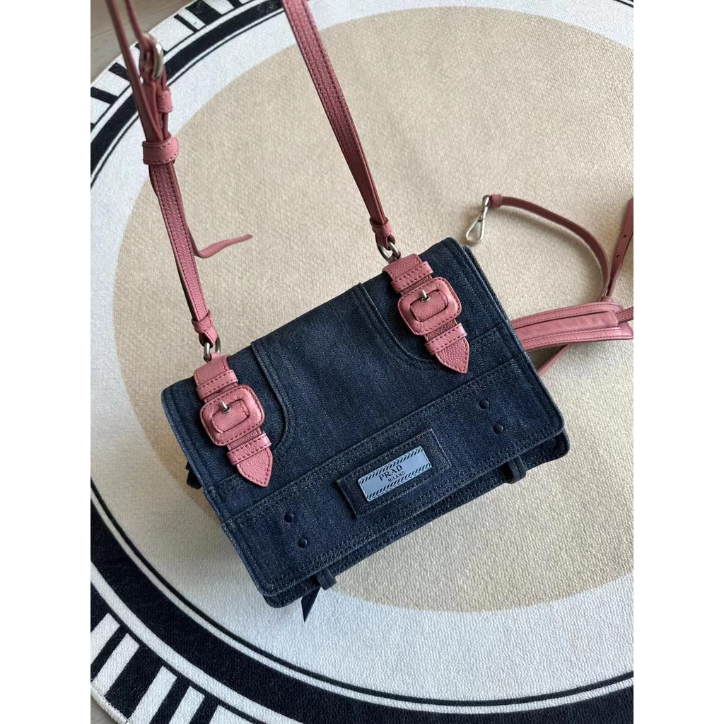 Túi Denim Đeo Chéo Phong Cách Retro Thời Trang Mới 2023 Dành Cho Nữ