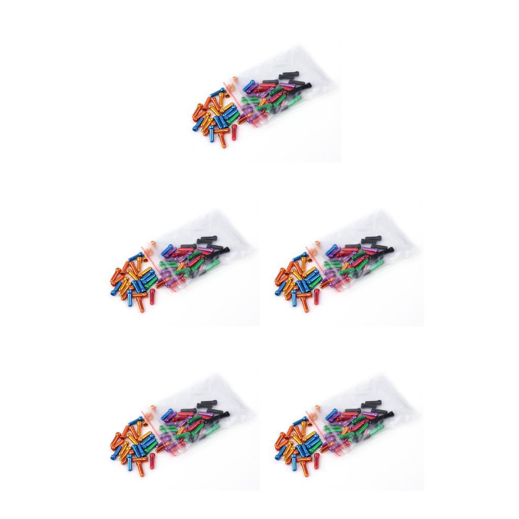 Nắp Đậy Dây Phanh Đuôi Xe Đạp Leo Núi Bằng Hợp Kim Nhôm Màu Xanh Dương 1 / 2 / 3 / 5