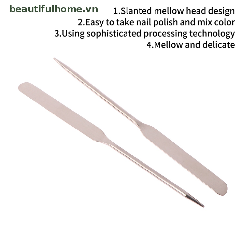 1 Cây Phới Hai Đầu Bằng Thép Không Gỉ Dùng Trang Điểm / Làm Móng
