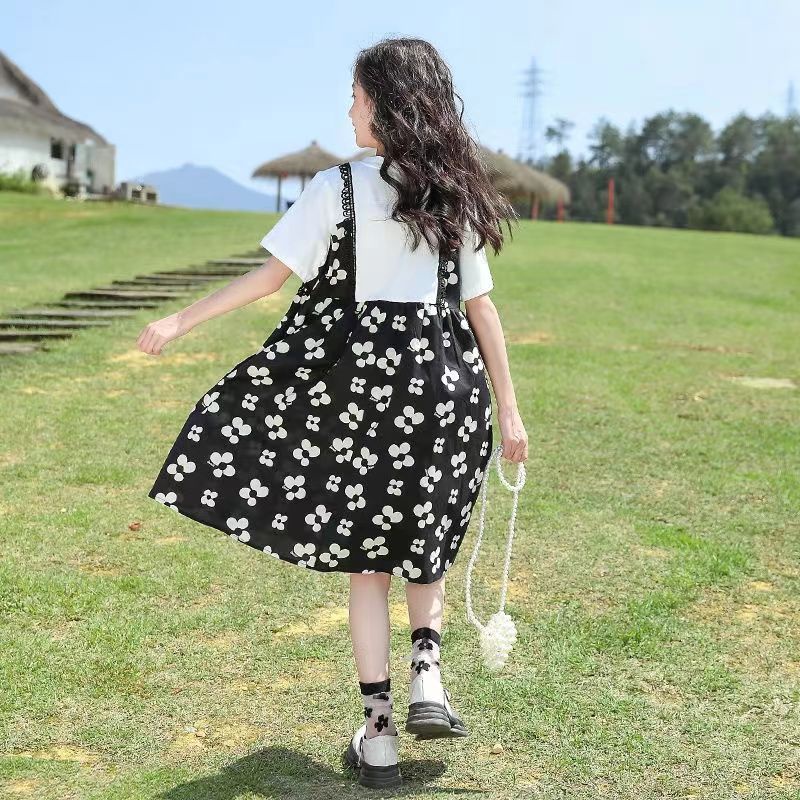 Áo Thun Mùa Hè Phong Cách Mới 2023 Cho Bé Gái 6-8 - 11-13 - 15 Tuổi