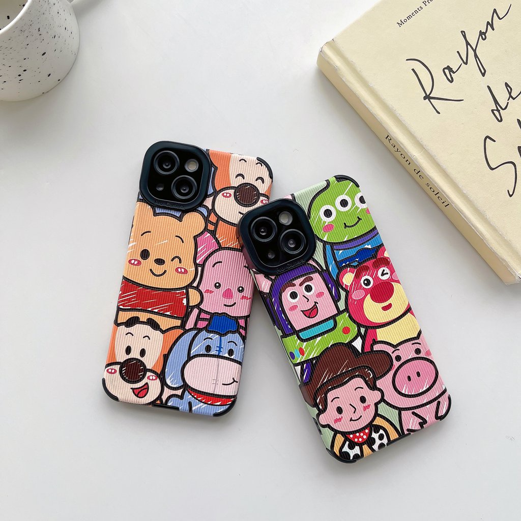 Ốp Điện Thoại TPU Dẻo Họa Tiết Hoạt Hình Toy Story Winnie Cho iphone 14PM 11 13 12 XR XS Max