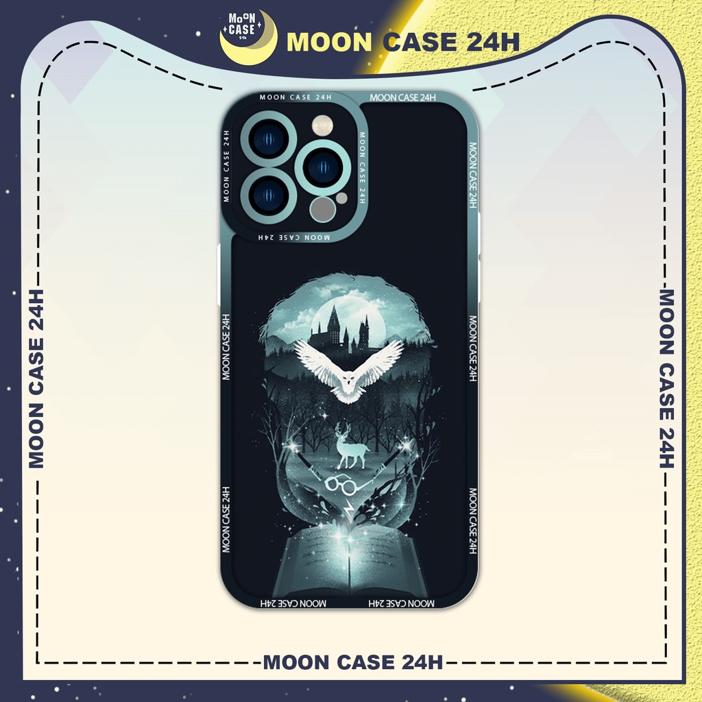 Ốp lưng iphone MOON CASE 24H Trang Sách Harry Potter - Con Cú ip 8/x/xs/xs max/11/12/13/14pro/plus/promax