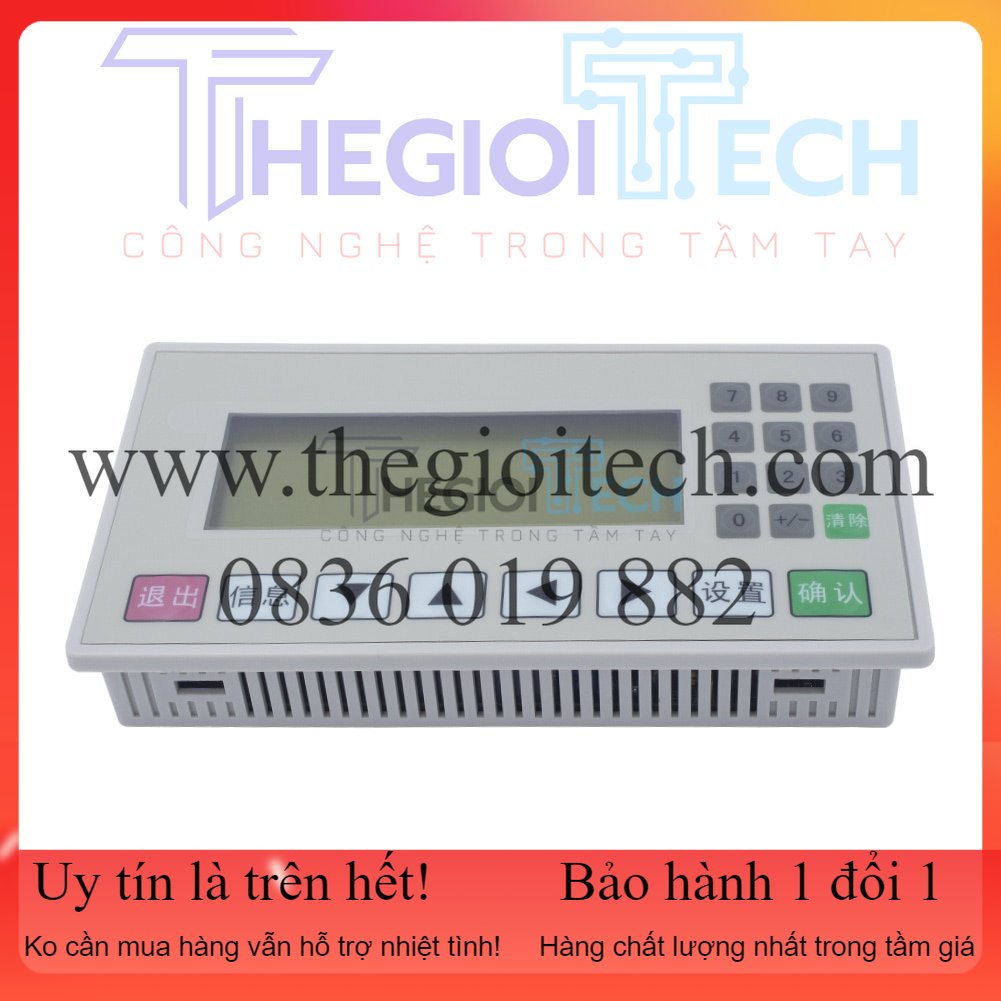 Văn Bản PLC Tất Cả Trong Một OP320 PLC 10MR Giao Tiếp Với Màn Hình Hiển Thị 3.7Inch