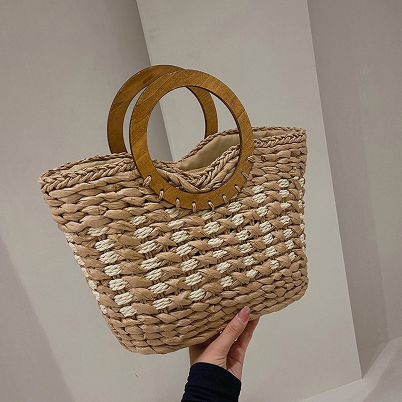 Ielgy Túi Xách Rơm Dệt Thiết Kế Hình Rau Củ Quả niche Dễ Phối Đồ Cho Nữ