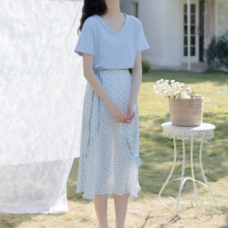 IELGY  Chân Váy Hoa Thời Trang Xinh Xắn Dành Cho Nữ