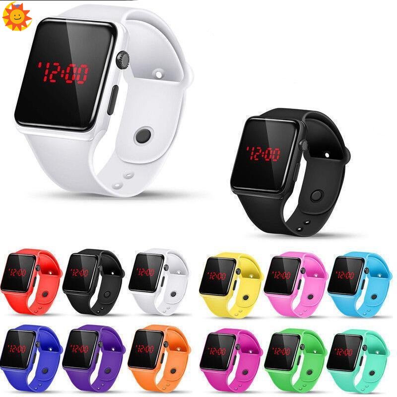 Đồng Hồ Điện Tử Mặt Vuông Có Đèn LED SJHY0303 JP7