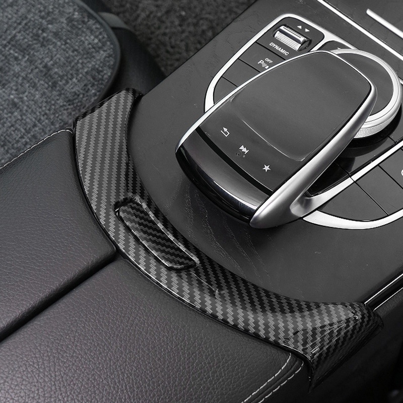 2 Bộ Phụ Kiện: 1 Miếng Dán Biểu Tượng Vô Lăng Và 1 Bộ Miếng Dán Nút Điều Khiển Trung Tâm Cho Xe Hơi