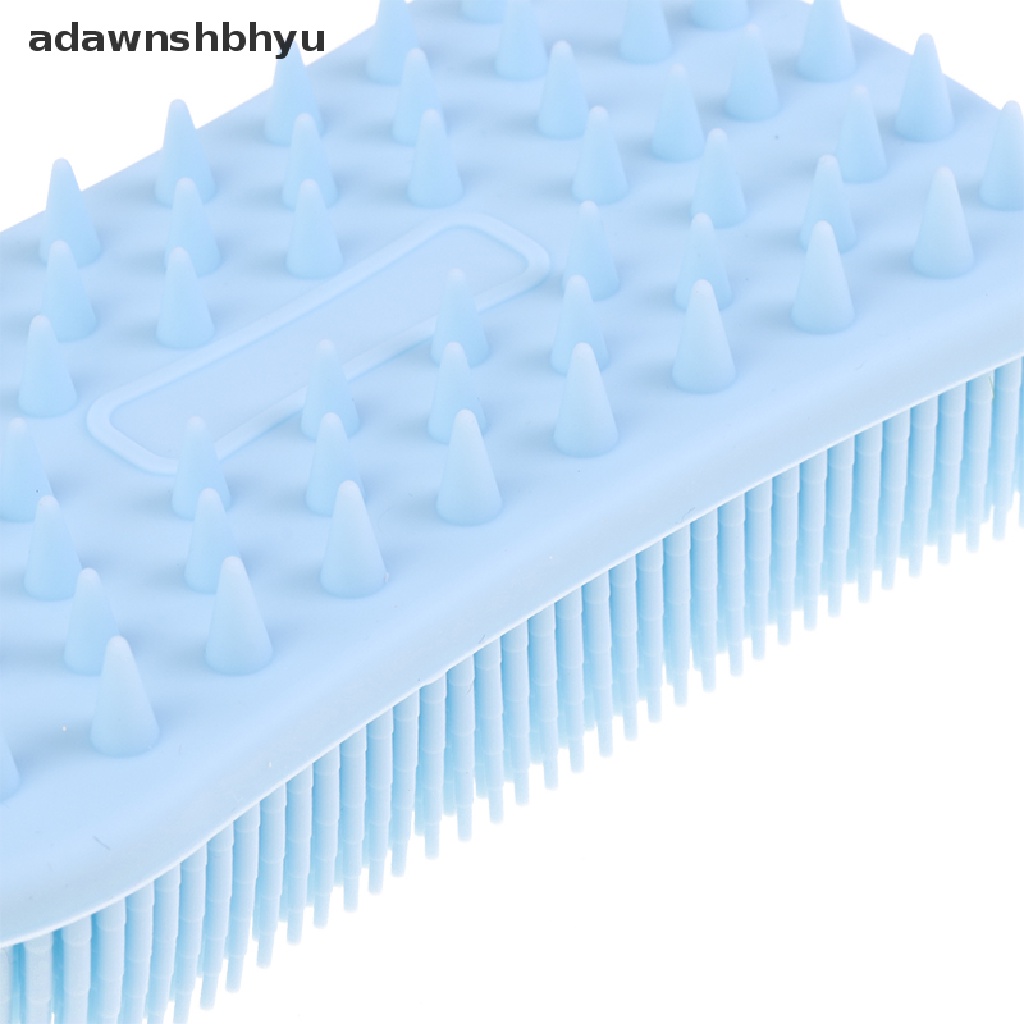 Bàn Chải Tắm Bằng Silicon Mềm Có Móc Treo Tiện Dụng