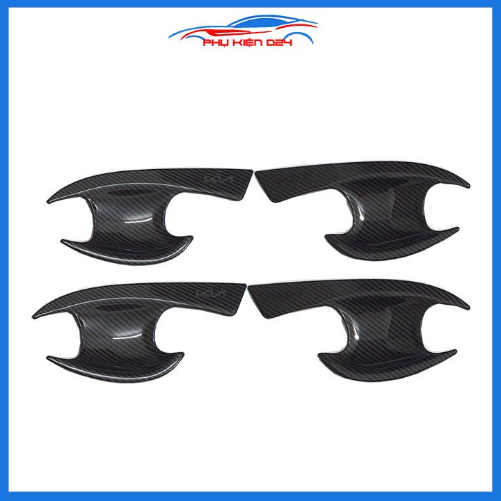 Ốp tay hõm Kia K3 2021-2022-2023-2024 vân Cacbon bảo vệ chống trầy cửa xe