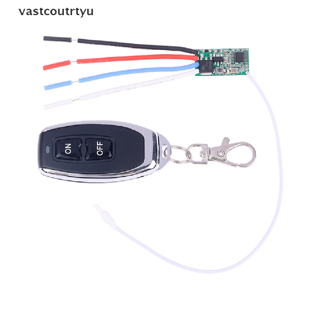 Vas 433mhz DC 3.6V 5V 9V 12V 24V 1CH Mini Relay Wireless RF Remote Control Switch n