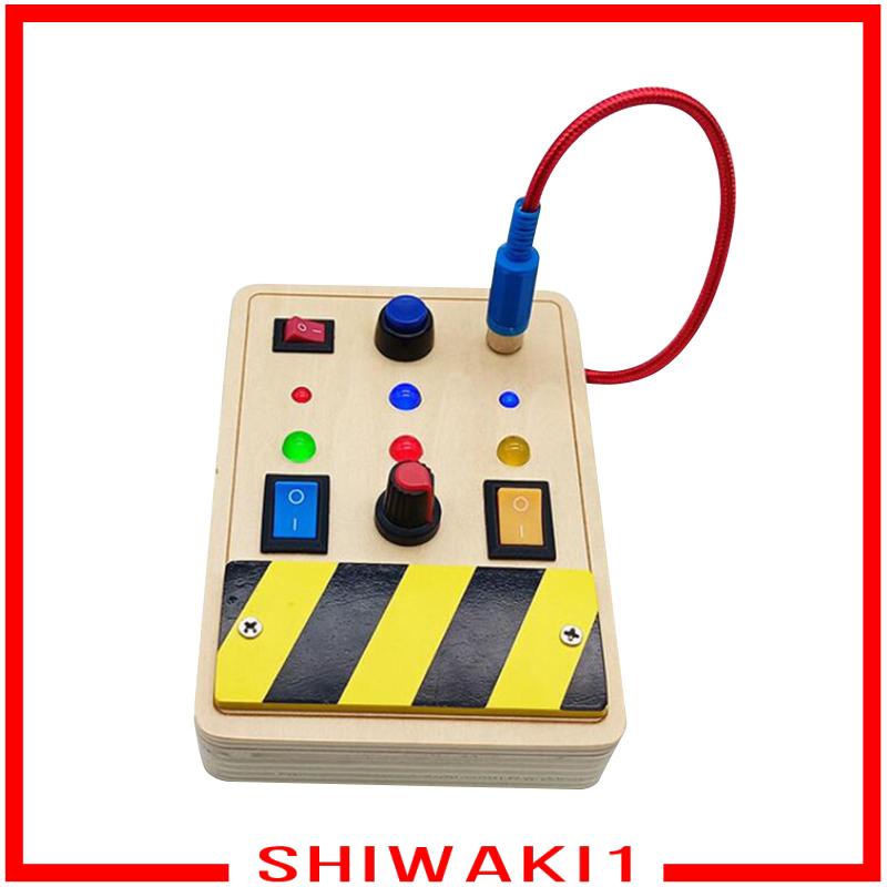 Bảng Đồ Chơi Bằng Gỗ Ánh Sáng Theo Phương Pháp Montessori Cho Bé Mới Biết Đi