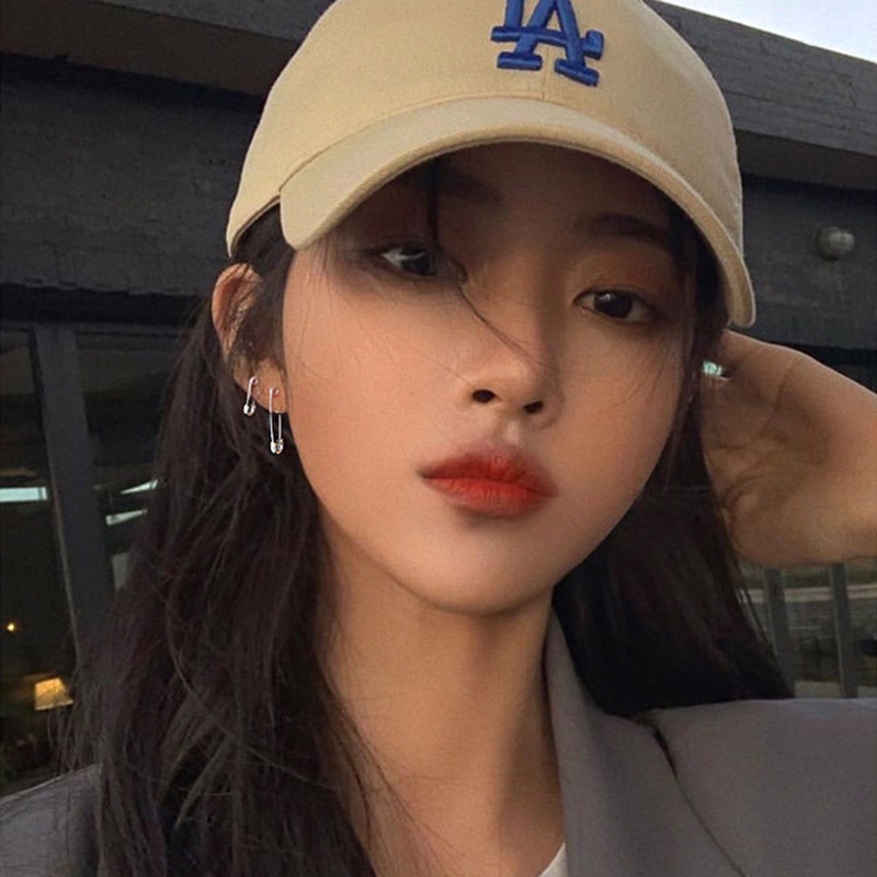 Bông Tai Hợp Kim Hình Ghim Cài An Toàn Phong Cách Punk Hip hop Sáng Tạo