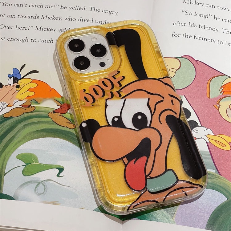 Ốp Điện Thoại Silicon TPU Mềm Trong Suốt In Hình Chú Cún Dễ Thương Cho IPhone 14 13 11 12 Pro XS Max X XR 7 8 Plus