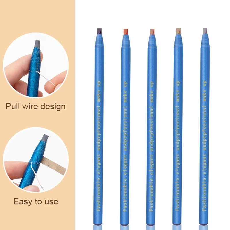 Bút Chì Kẻ Lông Mày / Phấn Mắt 6 Màu Tự Nhiên Lâu Trôi Không Thấm Nước