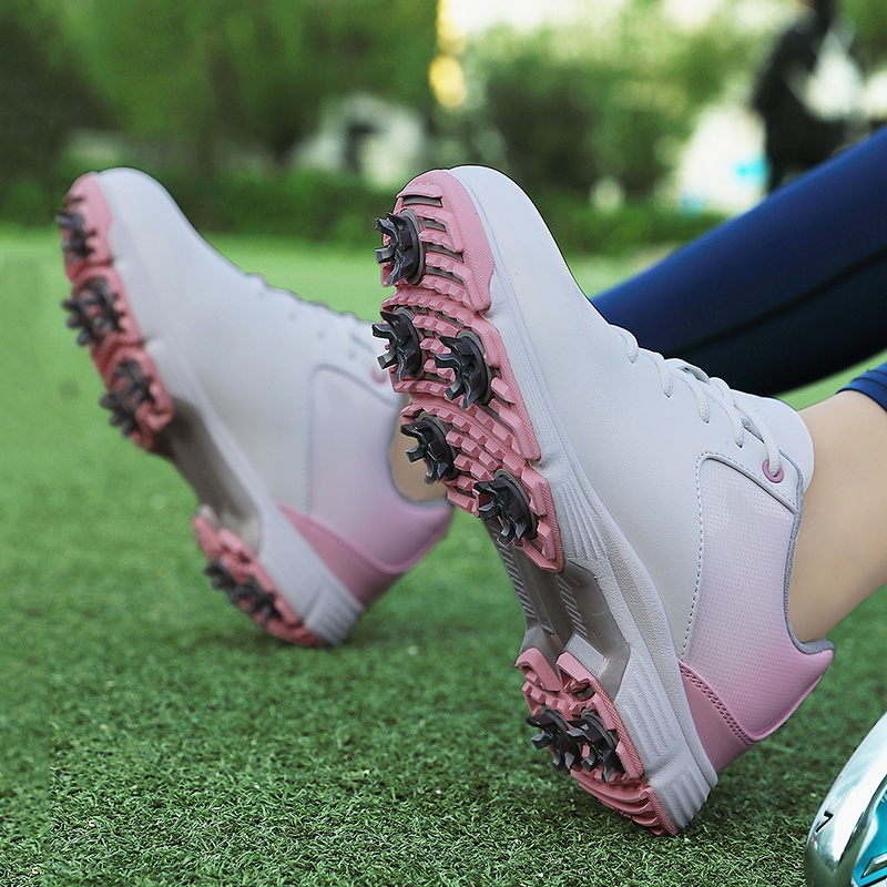 Giày Thể Thao Chơi Golf Chống Thấm Nước Trọng Lượng Nhẹ Thoáng Khí Cho Nữ