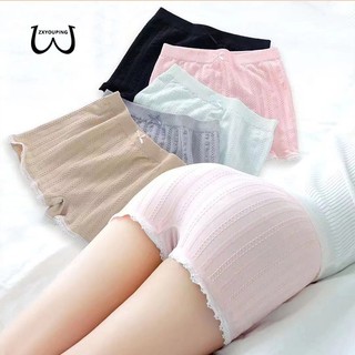 Quần Lót cotton Lưng Vừa Chống Trượt Phong Cách Nhật Bản Cho Nữ