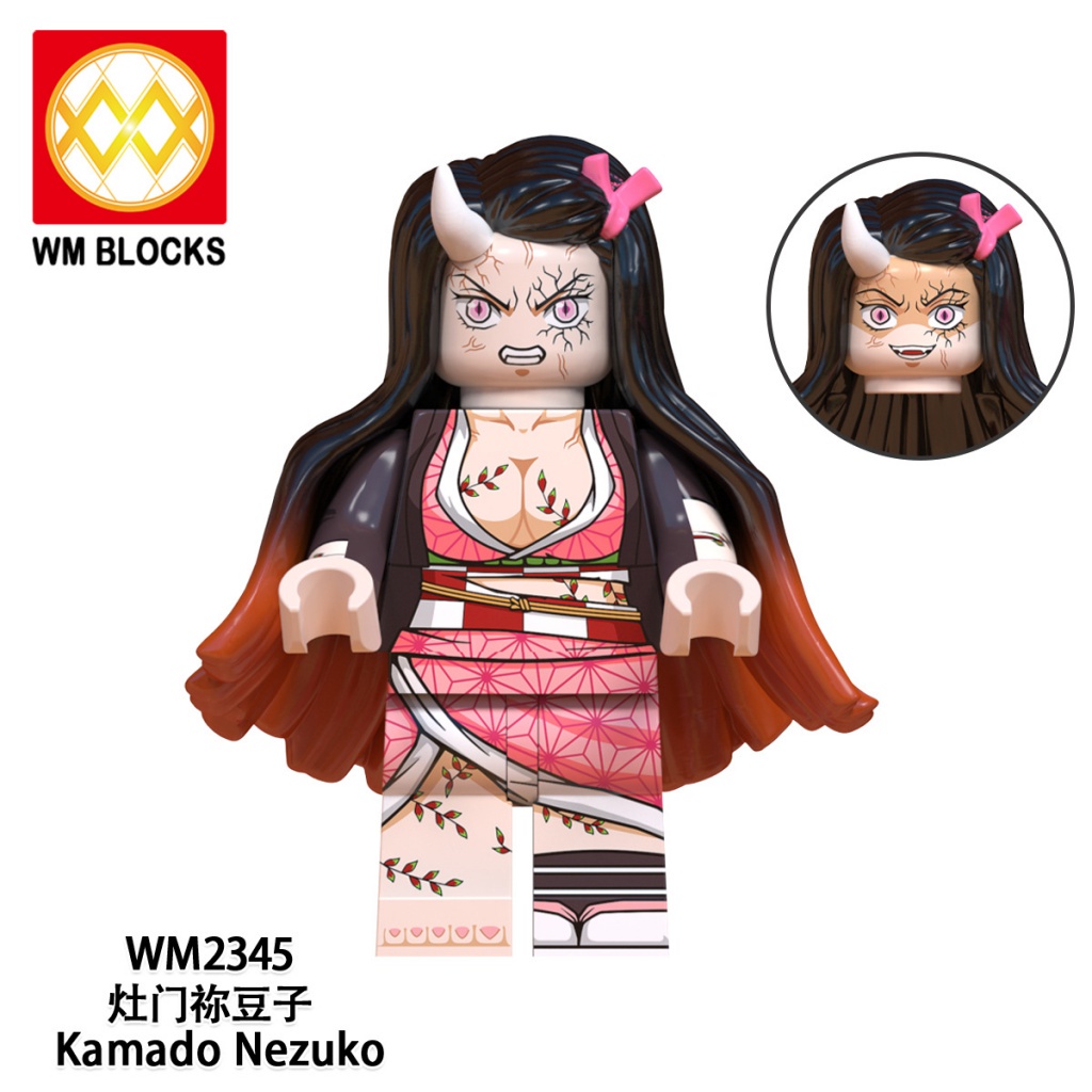 Bộ Đồ Chơi Lắp Ráp Lego Nhân Vật Anime Demon Slayer Độc Đáo Cho Bé