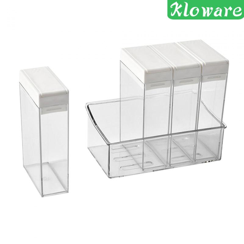 Chậu Đựng Gia Vị Đa Năng Có Khay Đựng Tiết Kiệm Không Gian