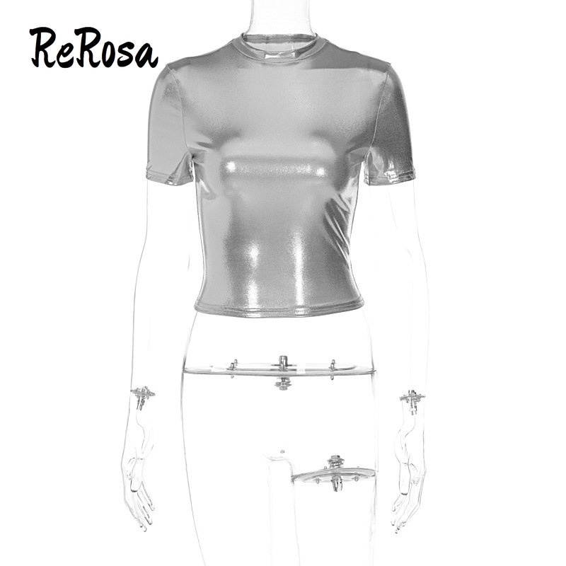 Áo Thun Tay Ngắn Cổ Tròn Màu Trơn Thời Trang 2023 Cho Nữ